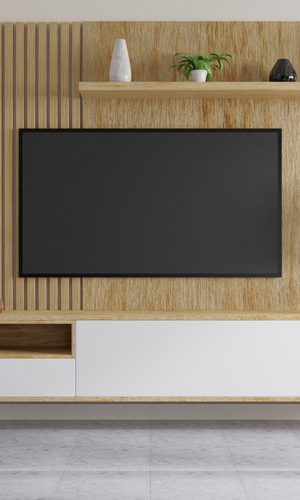מספר טיפים לעיצוב קיר טלוויזיה לסלון 